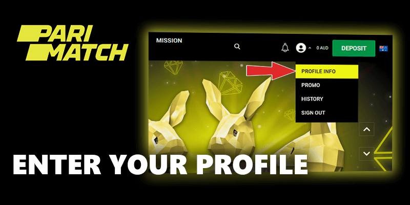 Wprowadź swój profil w Parimatch