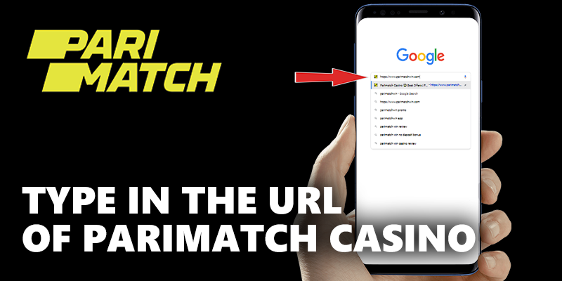 Adres URL Parimatch Casino w przeglądarce mobilnej